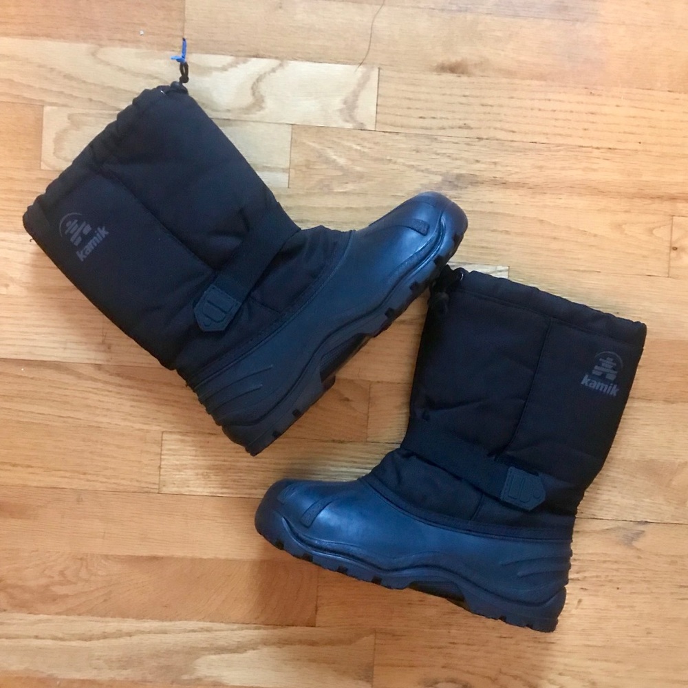 Kamik snow boots boys size 7